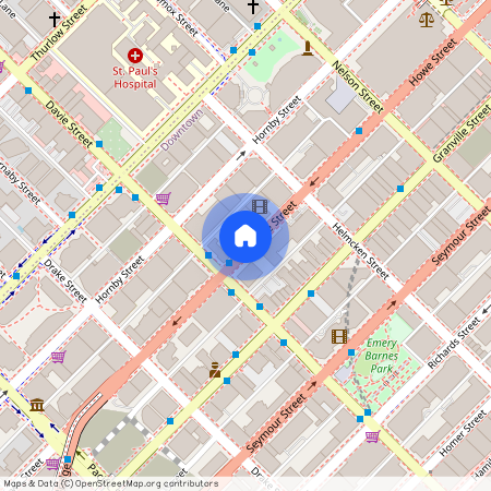 google map, Vancouver, Vancouver, Metro Vancouver, V6Z 2X4