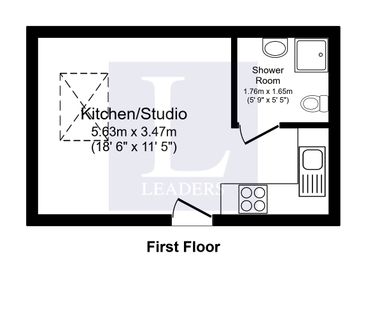 studio to rent London Road, Portsmouth, PO2 - Photo 4