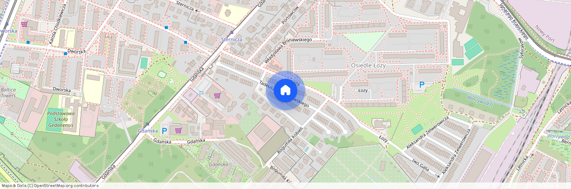 ul. Tadeusza Gwiazdowskiego, Brzeźno, Gdańsk, pomorskie