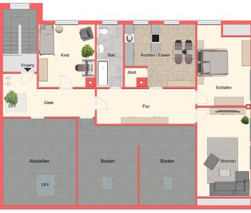 Fröndenberg – Dellwig: 3 Zimmer-Dachgeschosswohnung - Foto 1