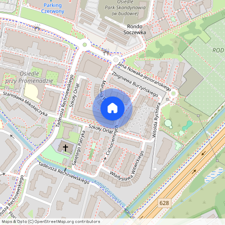 ul. Mariana Pisarka, Gocław, Praga-Południe, Warszawa, mazowieckie