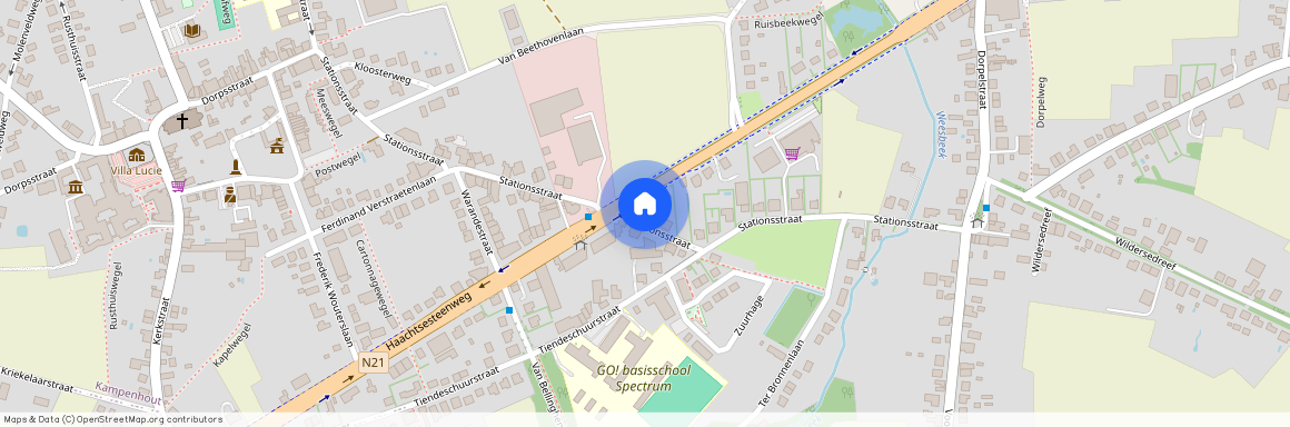 Haachtsesteenweg, 262, bus 3, 1910, Kampenhout