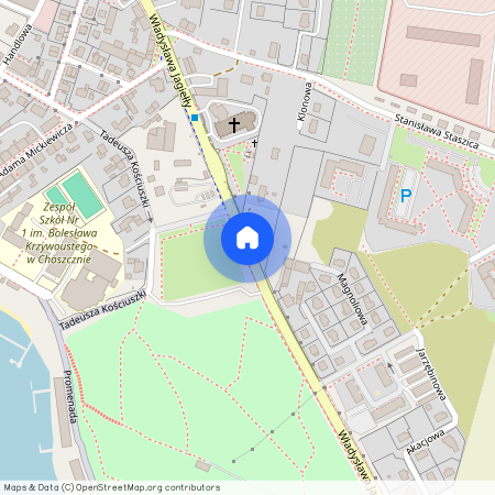 ul. Władysława Jagiełły, Choszczno, Choszczno, choszczeński, zachodniopomorskie