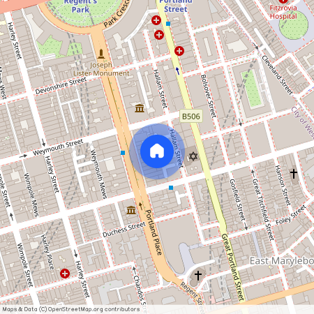 Hallam Street, Marylebone, London, W1W