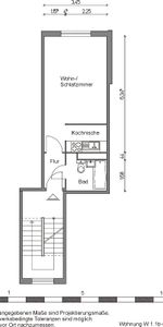 1-Raumwohnung mit Kochnische - Photo 3