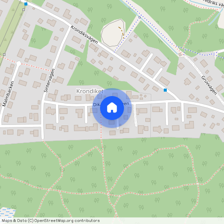 Dikarbacksvägen, Falun