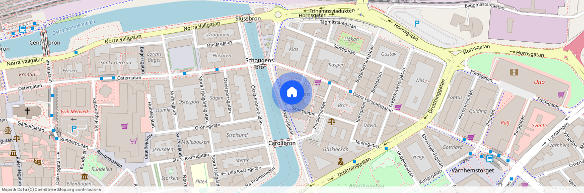 Östra Förstadsgatan 5C, Slussen