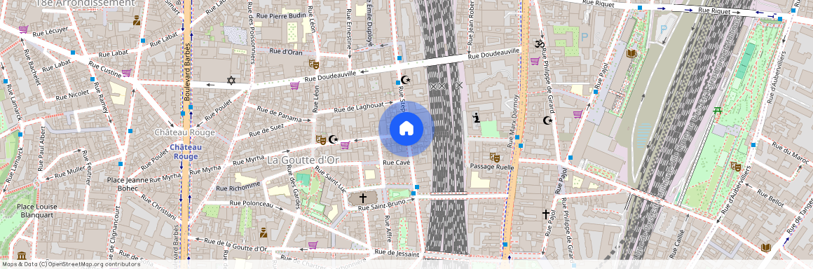 rue Stephenson et rue Myrha 75018 Paris (18e arrondissement)