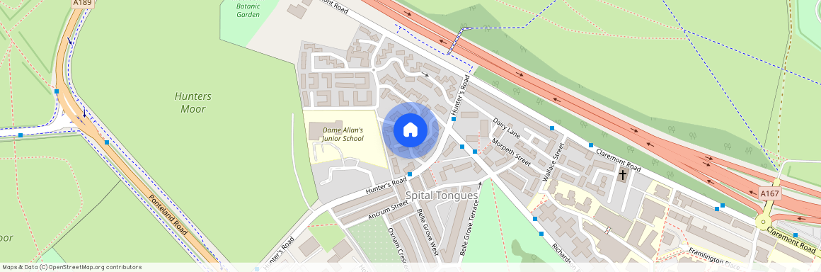 Hunters Place, Spital Tongues, Newcastle Upon Tyne, NE2