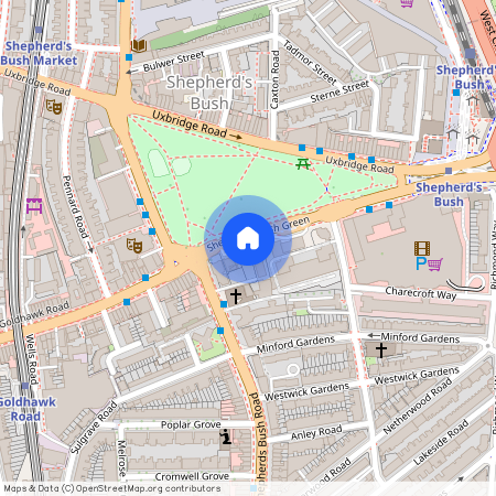 Shepherds Bush Green, W12 8PY, London