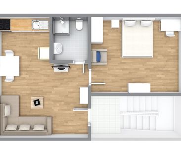 Geschmackvoll möblierte Wohnung in Kölner Messenähe - Foto 1