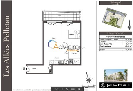 Appartement à louer Cenon - Photo 2