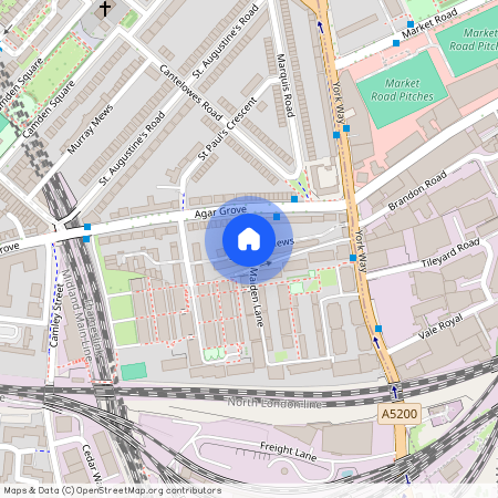 St Pauls Crescent, Camden, London