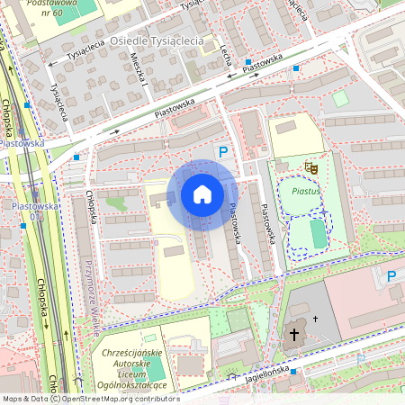 ul. Piastowska, Przymorze Wielkie, Gdańsk, pomorskie