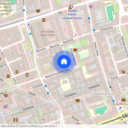 Warszawa, Śródmieście, Wojciecha, Górskiego