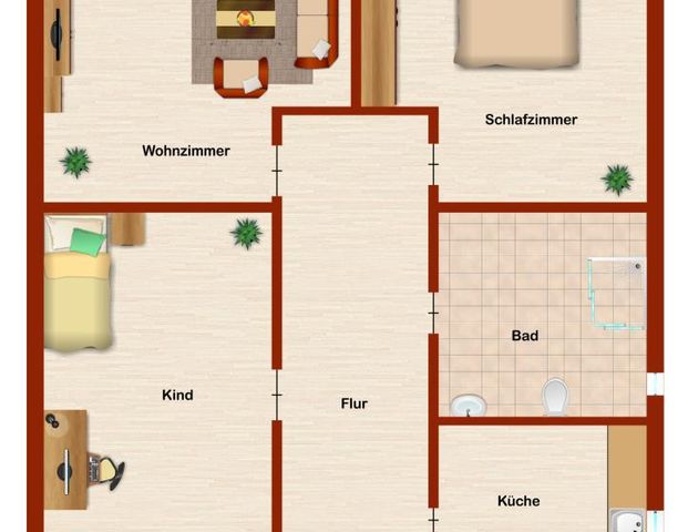 Demnächst frei! 2-Zimmer-Wohnung in Hannover Ricklingen - Photo 1