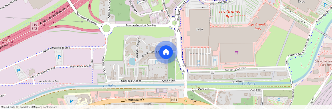 Rue du Pont Canal 7 3-2, 7000 Mons, België