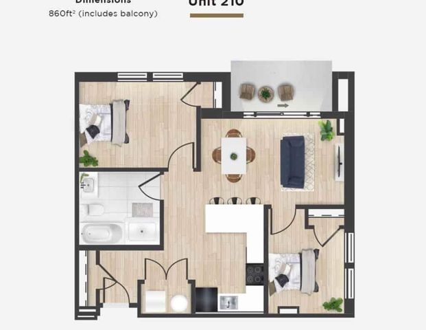 2 CH - 1 SDB - Gatineau - $2,130 /mo - Photo 1