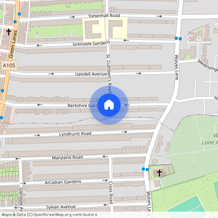 Berkshire Gardens, Palmers Green, N13