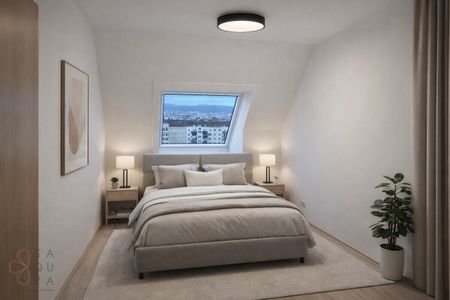 Exklusive Dachgeschosswohnung mit Panoramablick – 3 Zimmer im modernen Neubau zur Miete - Photo 2