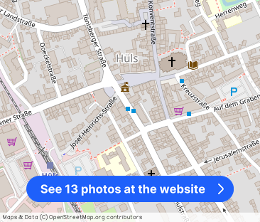 Gepflegte 3-Zimmer-Wohnung mit großem Balkon im Zentrum von Hüls - Photo 1