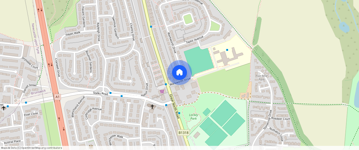 ** bedroom Flat to rent in Warkworth Drive, Wideopen, Newcastle Upon Tyne, Ne13