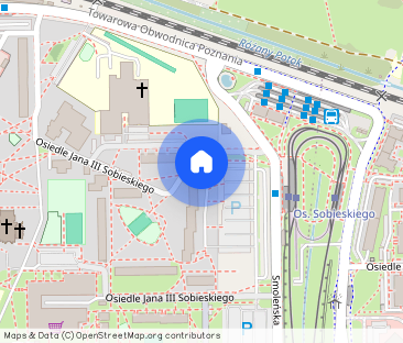 Przestronny pokój, 800zł, Sobieskiego 26, darmowy parking, Morasko - Фото 1