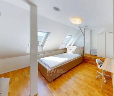Světlý, kompletně zařízený byt 2+kk s klimatizací a zahradou | Prah... - Photo 2