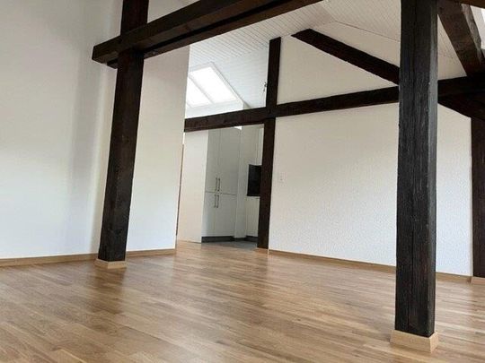 Charmant appartement entièrement rénové de 3 pièces dans les combles - Photo 1