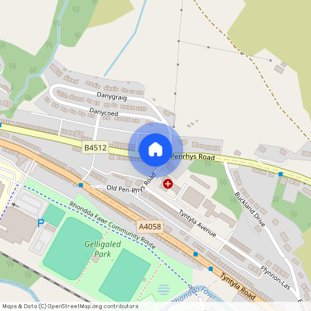 Penrhys Road, Pentre, CF41