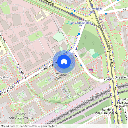 ul. Ludwika Rydygiera, Sady Żoliborskie, Żoliborz, Warszawa, mazowieckie