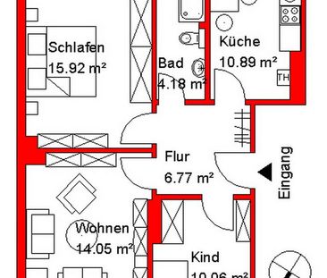 Helle, sonnige Wohnung - Foto 1