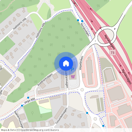 Västra Täckeråkers Väg, Haninge