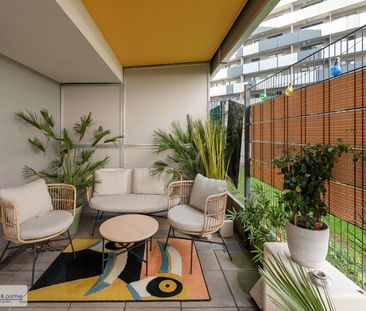 MÖBLIERTE 50M² MIT 55M² ECKTERRASSE IM LEOPOLD-TOWER IM CITY GATE - Foto 5