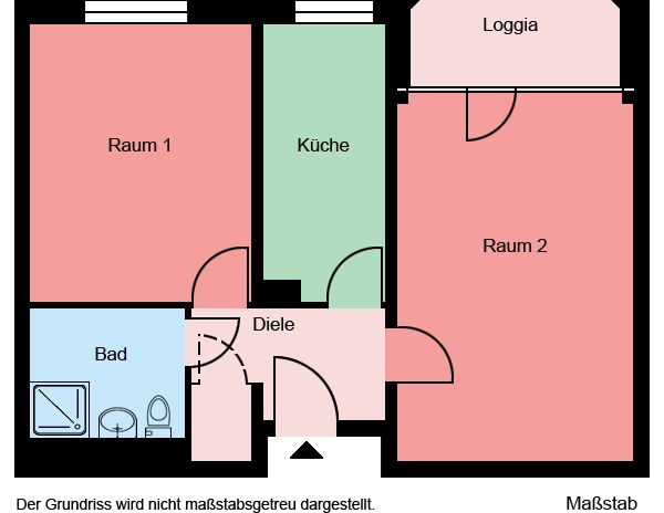 Demnächst frei! 2-Zimmer-Wohnung in Witten Mitte - Foto 1