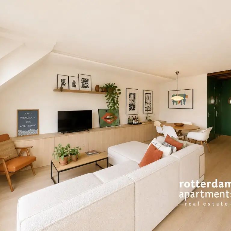 Appartement meublé de 2 chambres Stadsdriehoek, Rotterdam - À louer - Photo 1