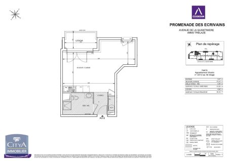 Appartement à louer 1 pièce 31.93m² - Photo 2