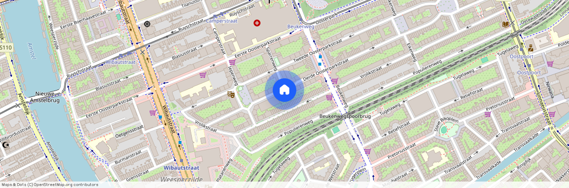 Derde Oosterparkstraat 76-D, Oosterparkbuurt-Zuidwest, 1091KA, Amsterdam