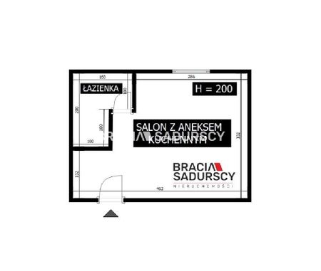 Mieszkanie Kraków Kraków powierzchnia 15.5 m² C206-WM-37325 - Фото 2