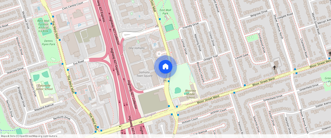 ** The East Mall, Etobicoke, Etobicoke, Toronto, M9B 3Z8