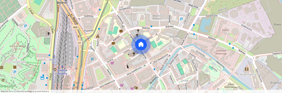 ul. Łagiewniki, Śródmieście, Gdańsk, pomorskie