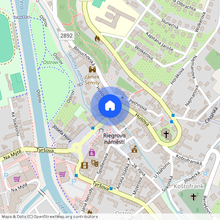 Husova, Semily
