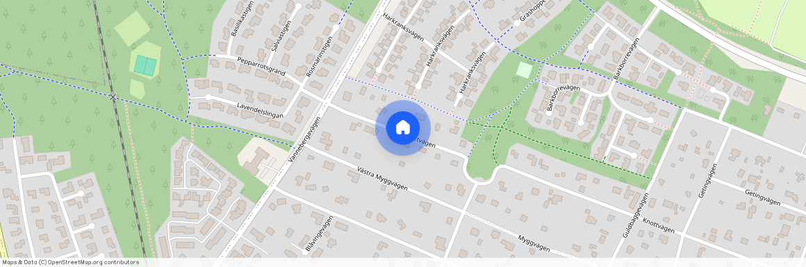 Västra Knottvägen, Åhus