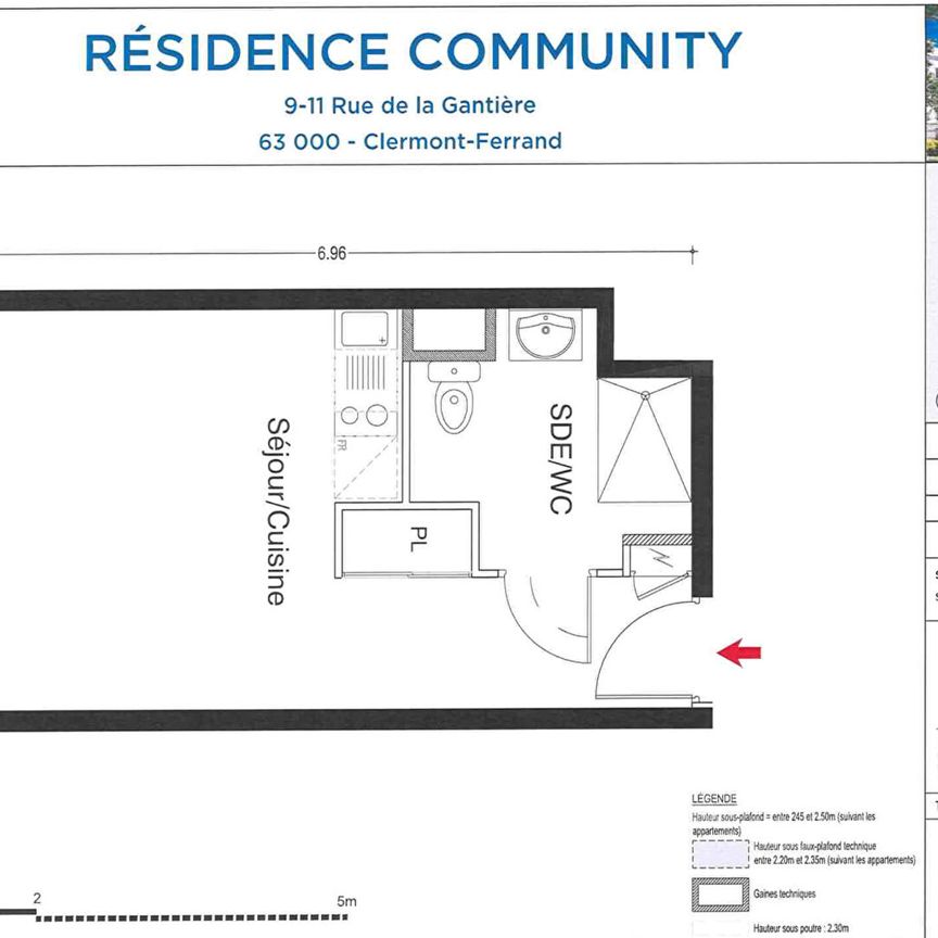 Location Appartement 1 pièce 25m² - Photo 1