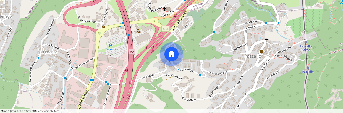 via Senago 30B, 6912 Pazzallo