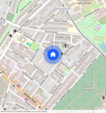 Flat 6, Tudor Court, Walter Street, Arboretum, Nottingham, NG7 4GD