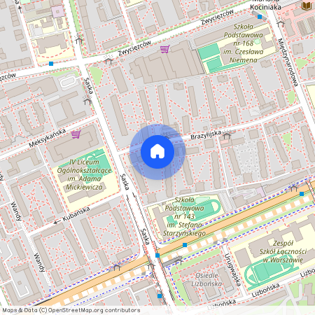 Brazylijska, Saska Kępa, Praga-Południe, Warszawa, mazowieckie