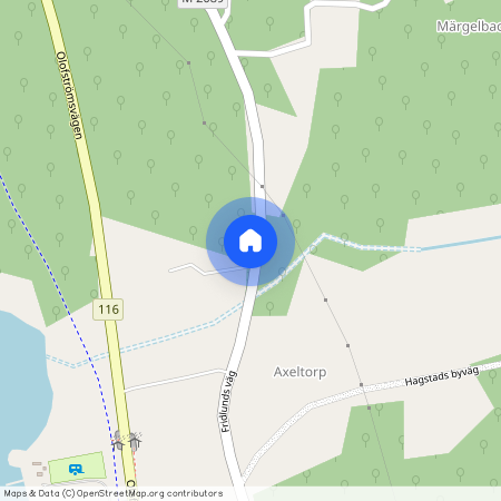 Fridlunds väg, Näsum