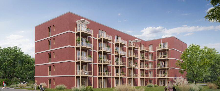 1-Zimmer-Apartment mit Balkon im modernen Neubau – geförderter Wohnungsbau - Foto 1