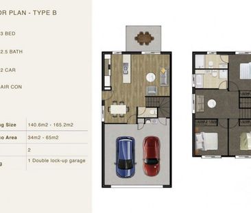 3 BEDROOM TOWNHOUSE - Double Garage, Air Cons, Pets Welcome - Photo 3